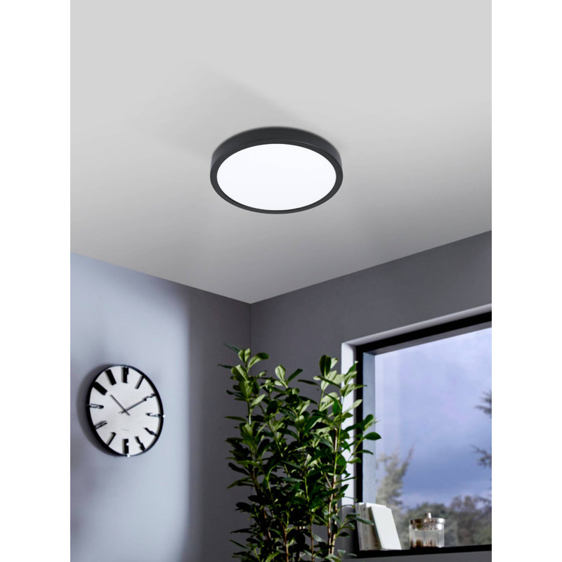 Mavel LED Flush Mount, Black