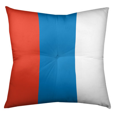 Striped Reversible Throw Pillow