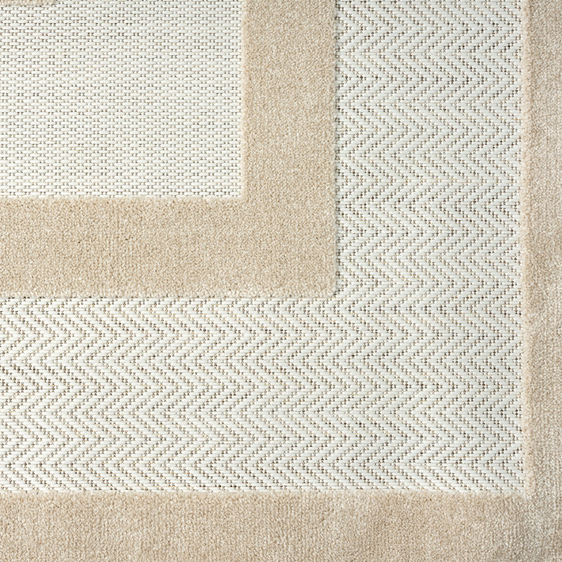 Geometric Indoor / Outdoor Rug, Rectangle 4' x 6'