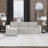 Flex Upholstered Modular Wide Arm Sofa With Storage Ottoman-100682601