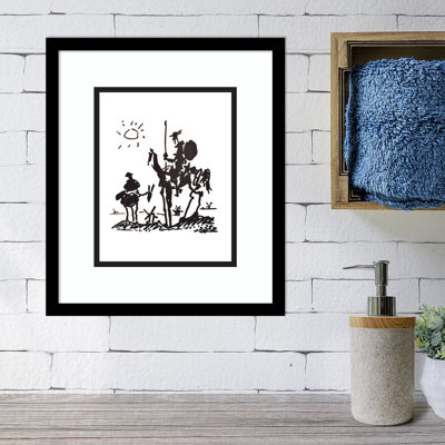 Don Quichotte par Pablo Picasso - impression encadrée