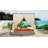 Myley Adjustable Sun Bed With Curtain and Polyester Cushion-115694806