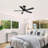 42" Large Ceiling Fan With Light,Remote Control And Quiet DC Motor-1922425392-1922425407