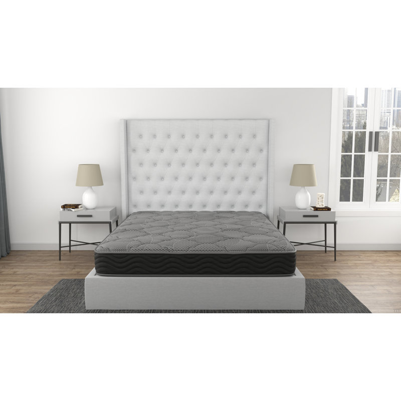 Matelas à ressorts ensachés 8 po CS Hybrid, Lit simple