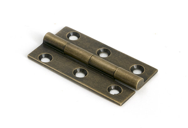 Butt Hinge, 5cm H x 2.8cm W, Burnished Brass