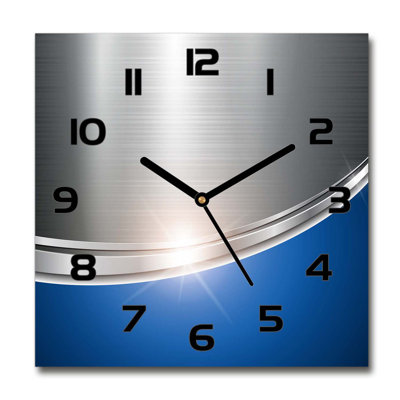 Glass Wall Clock