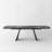 Extendable Sintered Stone Dining Table Set – Seats 6-10, Soft Cream Chairs with Gold Accents-1187072064
