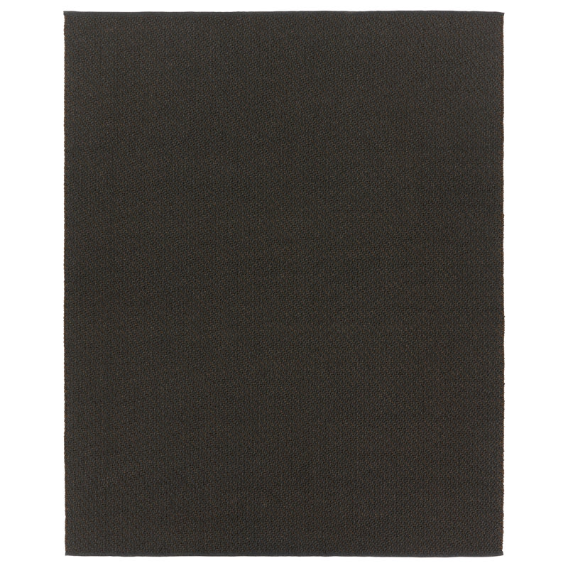 Area Rug in Black, Rectangle 2' x 3'