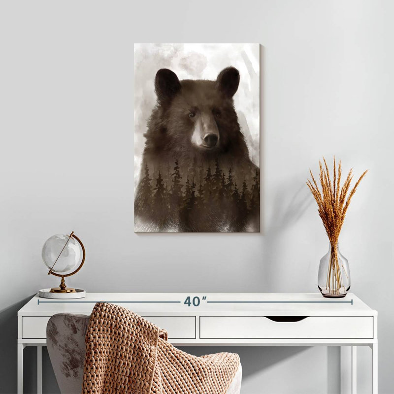 Brampt Brown Forest Bear, 24" H x 16" W