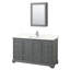 Ensemble de meuble-lavabo simple 60 po avec comptoir en quartz Deborah-98180243-98180246-98180249