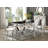 Antoine Rectangular 95-Inch Glass Top Dining Table-106625992
