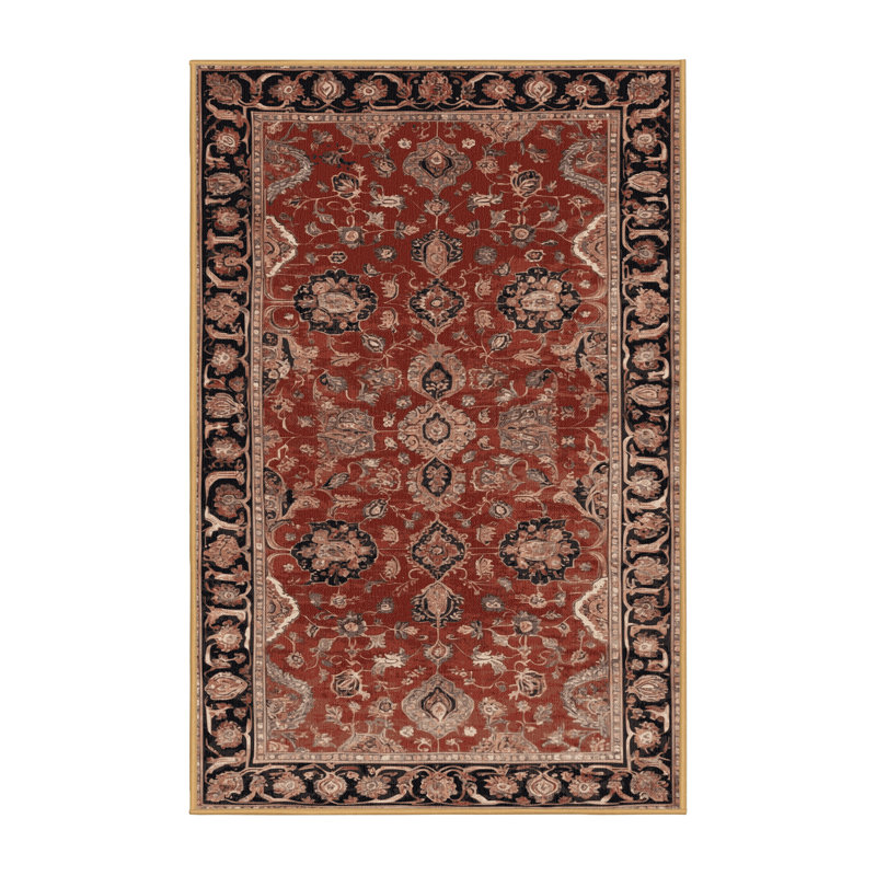 Tapis brun lavable à la machine, Tapis de couloir 2 pi x 5 pi