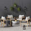 Chaise de patio avec coussins Rooney-100781794-100781795