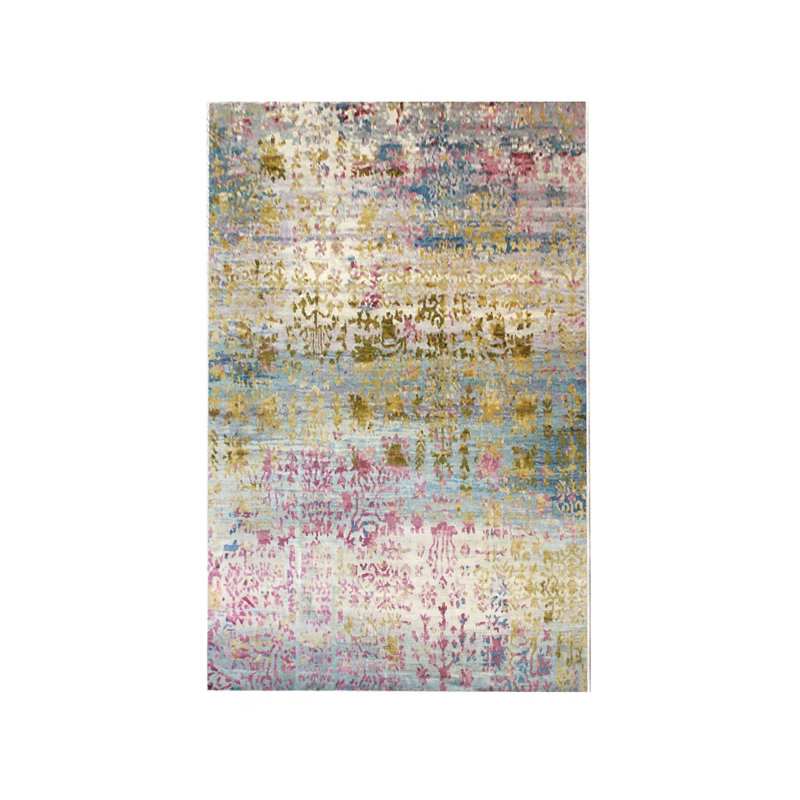 Luxurious Hall Carpet, 100% Velvet Fabric, 2.6 x 9.8 ft | Antibacterial & Non-Slip | 0.4 in Pile Height, Machine Washable | Durable Woven Design with 3D Digital Printing | Perfect for Home Entryways & Living Rooms