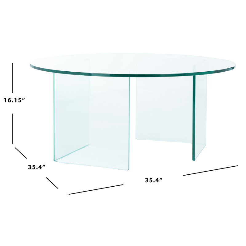 Arnault Glass Single Coffee Table