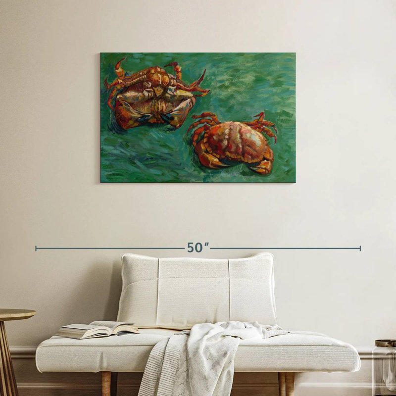 Two Crabs, 24" H x 36" W