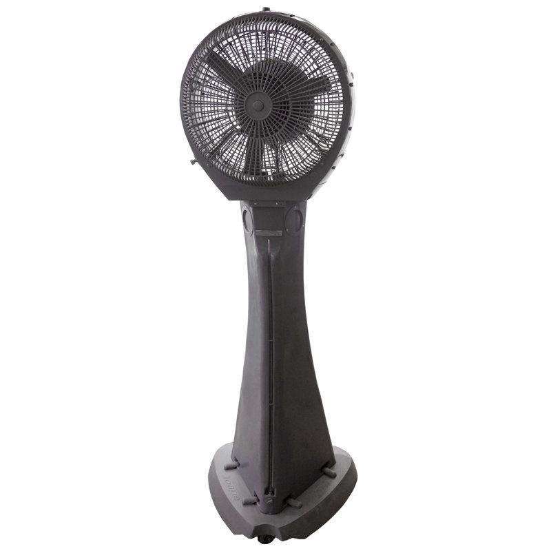 HURRICANE 78" Pedestal Reservoir 26 Gal Fan, Gray 
