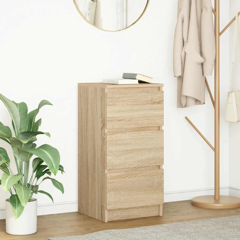 Sideboard 37.5X35x76 Cm Engineered Wood, Sonoma Oak