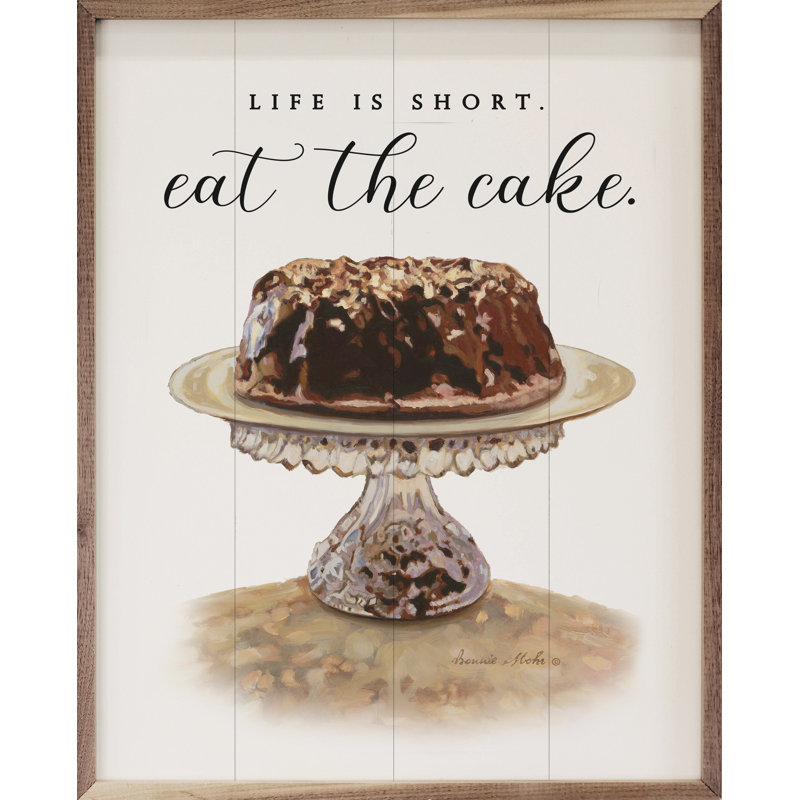 «Eat The Cake» par Bonnie Mohr, H 40 po x l 32 po