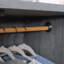 Armoire de chambre à coucher rétro avec tiroir, finition bleue-282831651