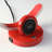 13.25" In Modern C Shape Led W/ Usb/Wireless Charger Port And Touch Dimmer Bright Red Table Lamp-1315531848