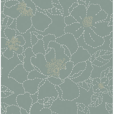 Double rouleau floral Camariya