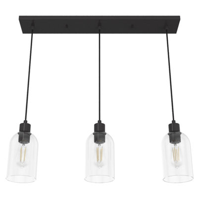 Lochemeade 3 Light Linear Cylinder Pendant