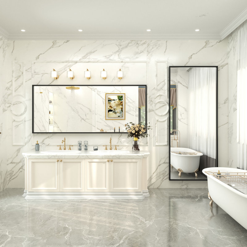 Miroir mural Amara, 72 po x 32 po