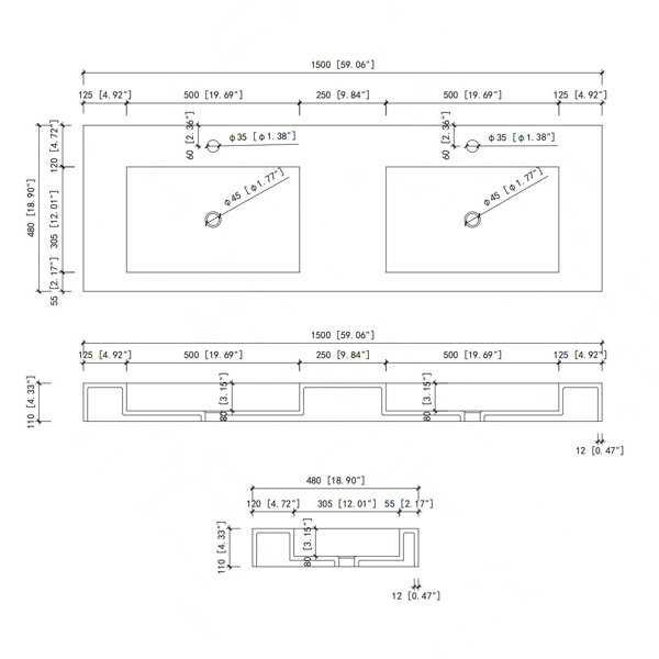 Dimensions du produit