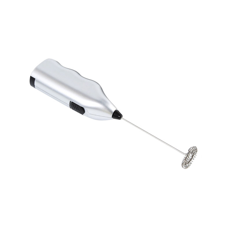 Mini moussoir à café électrique en acier inoxydable, Silver
