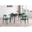 Tissu rembourré de chaises de salle à manger 2 pièces, look moderne et moderne-854370638
