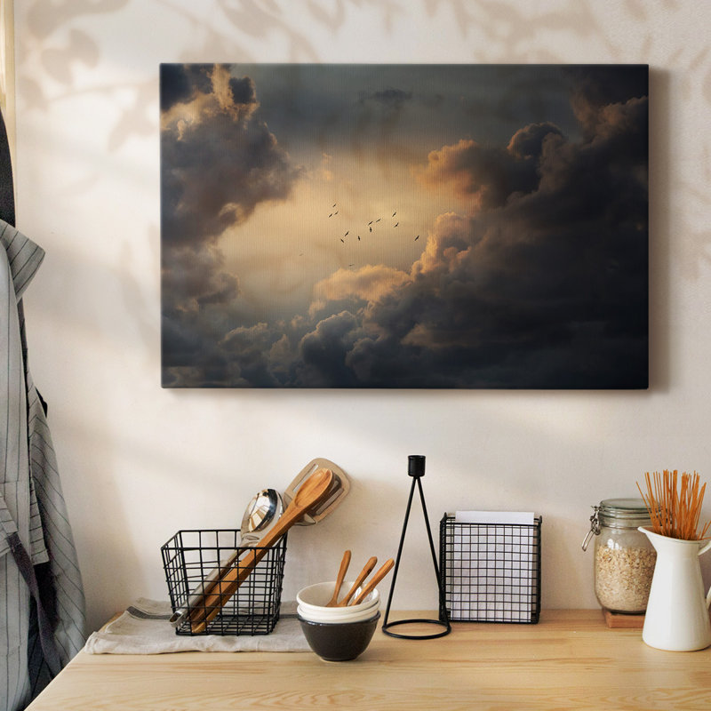 Toile tendue au-dessus de la galerie Soaring High, H 12 po x l 18 po