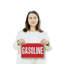 Enseigne en plastique 8 po x 12 po Gasoline Street