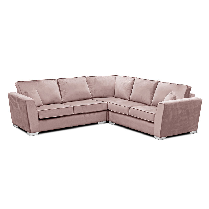 Quade Reversible Modular Corner Sofa, Dusky Pink