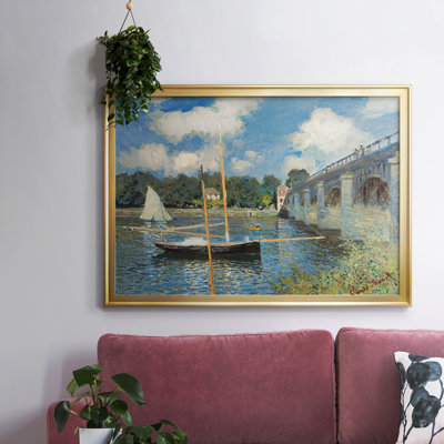 The Bridge At Argenteuil, reproduction d'art sur toile