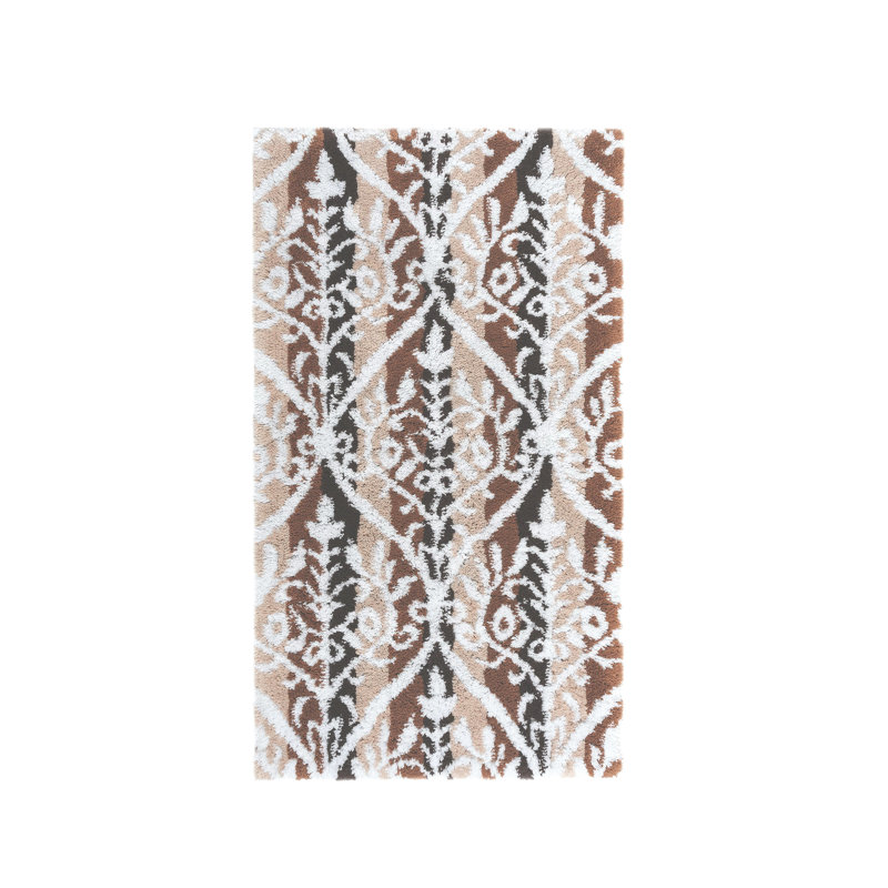 Firenze Bath Rug, Chocolate, 20'' W x 31'' L