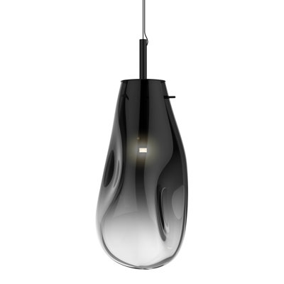 Luminaire suspendu géométrique à 1 lumière Liquid