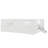 Full Size Wooden Platform Bed with Guardrail & Storage Drawer, Child-Friendly Platform Bed, White-701170408-701170407