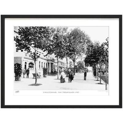 Cheltenham, The Promenade 1907 by Francis Frith - Single Picture Frame Print