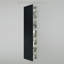 Armoire à pharmacie encastrée à 1 porte M Series avec 7 tablettes réglables et éclairage DEL-18946587-18946592-43143607