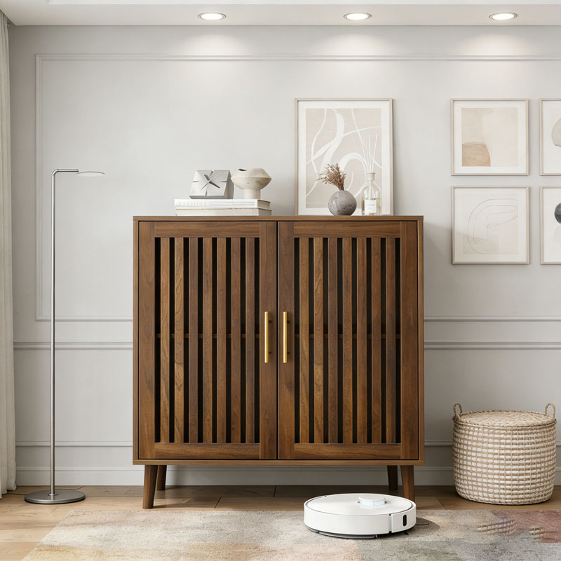 Buffet en noyer avec rangement