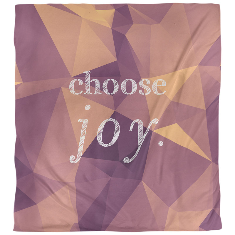 Housse de couette simple choose joy quot, Housse de couette pour très grand lit, Morganite