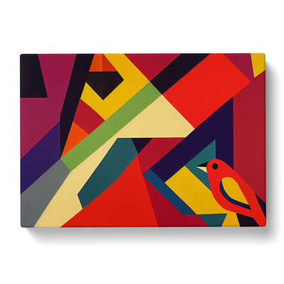 Elegant Abstract Bird - Wrapped Canvas Print