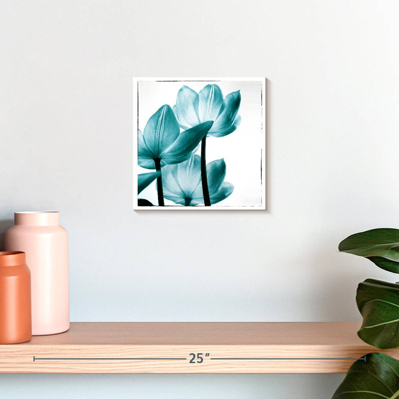 Harnek Translucent Tulips II, 10" H x 10" W