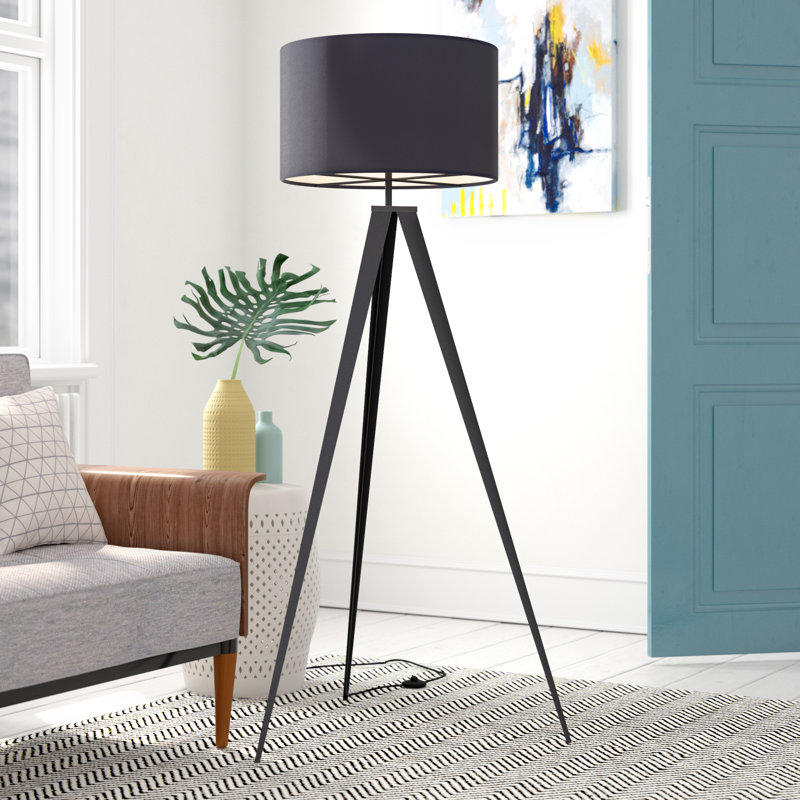 Stiletto 156cm Tripod Floor Lamp, Black