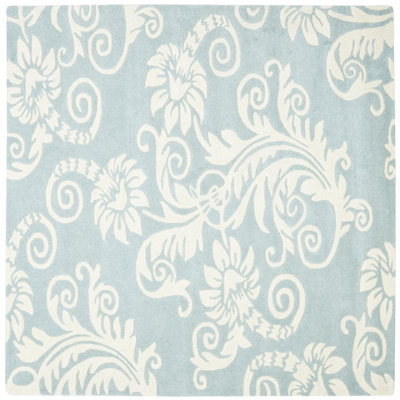 Candelo Hand Tufted Wool And Viscose Floral Rug