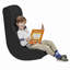 Chaise berçante touffetée-1672790004