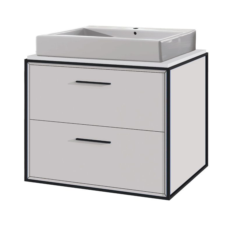 Aquaplane 22'' L Bathroom Sink, Single Hole