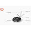 Joseph Joseph Space Steel 9.5'' Ceramic Non-stick Frying Pan with Folding Handle