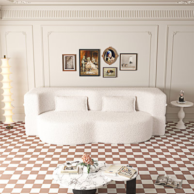 Convertible Floor Sofa With Pillows